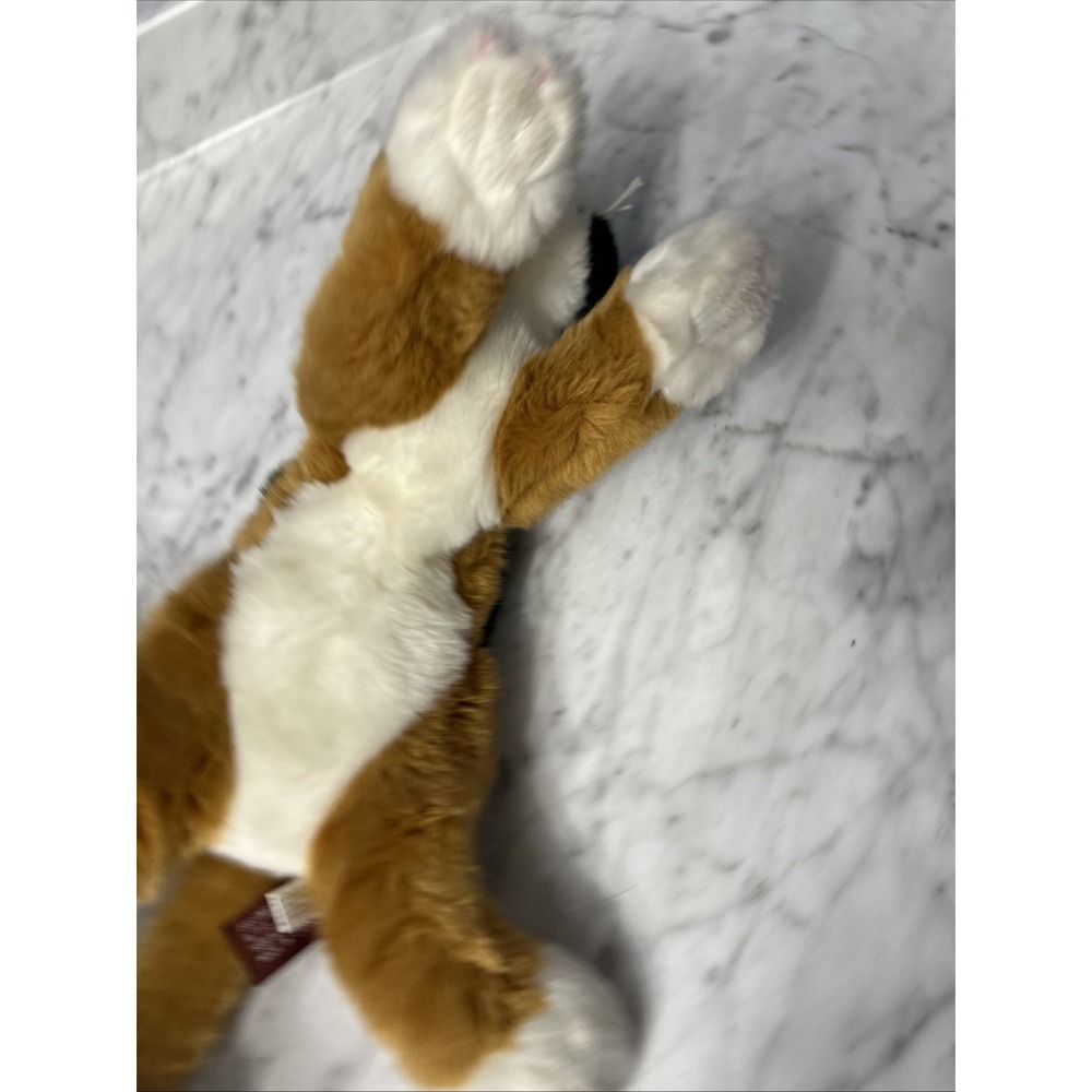 Calico Cat Realistic Kitten GREEN EYES Bearington Plush CALLIE Soft Kitty 14" - Picture 15 of 16